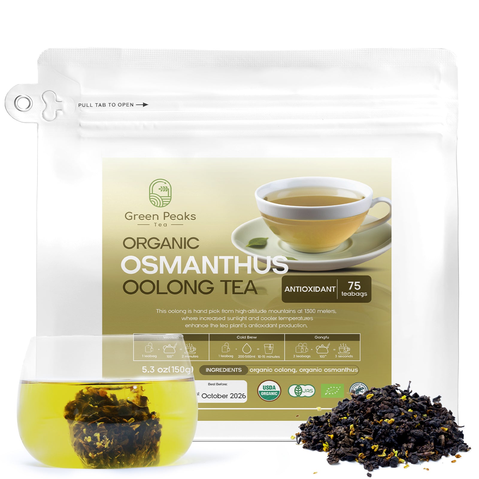 Organic Osmanthus Oolong Tea