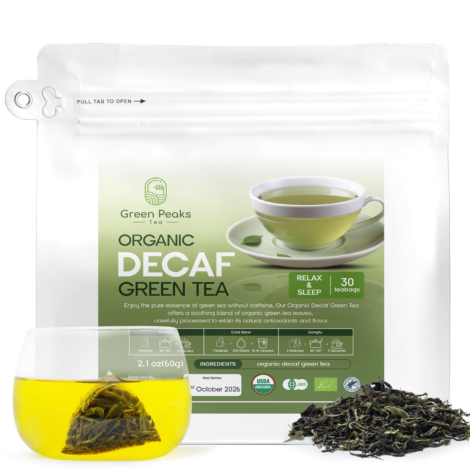 Organic Decaf Green Tea