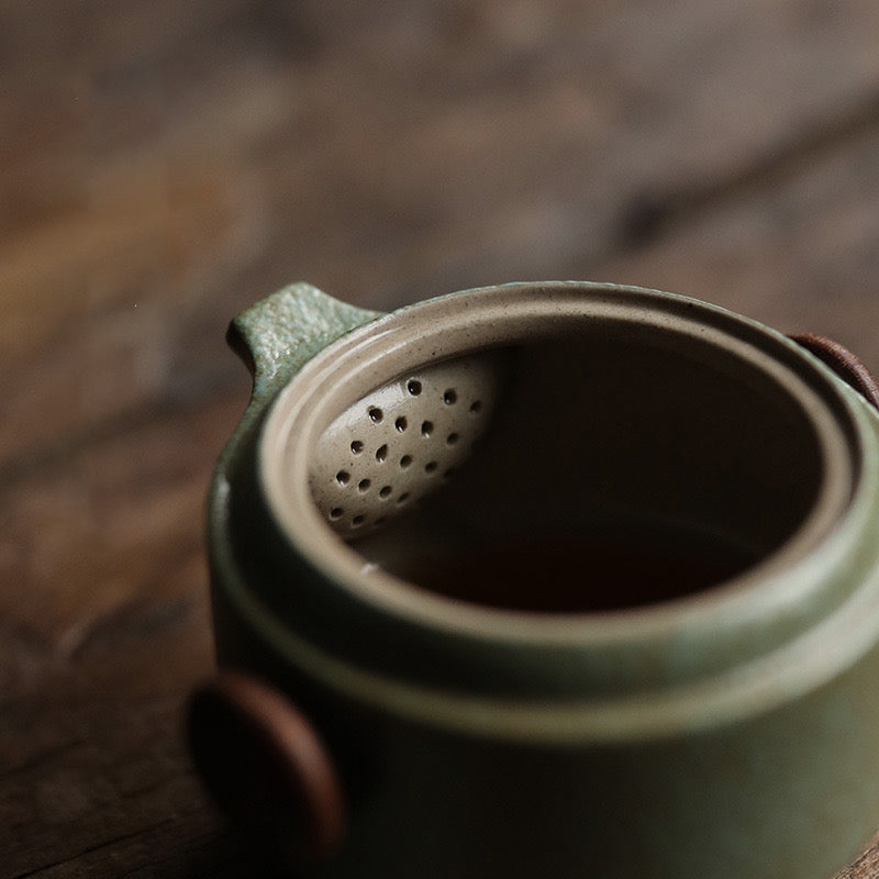 Black Pottery Kung Fu Tea Set