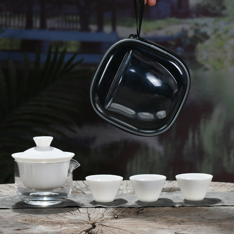 Portable travel tea set