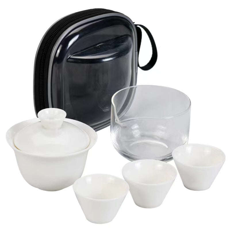 Portable travel tea set