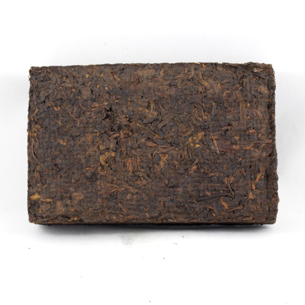 Pu-Erh Tea Brick, Menghai Tea Factory, 1980s (Ripe/Shou)