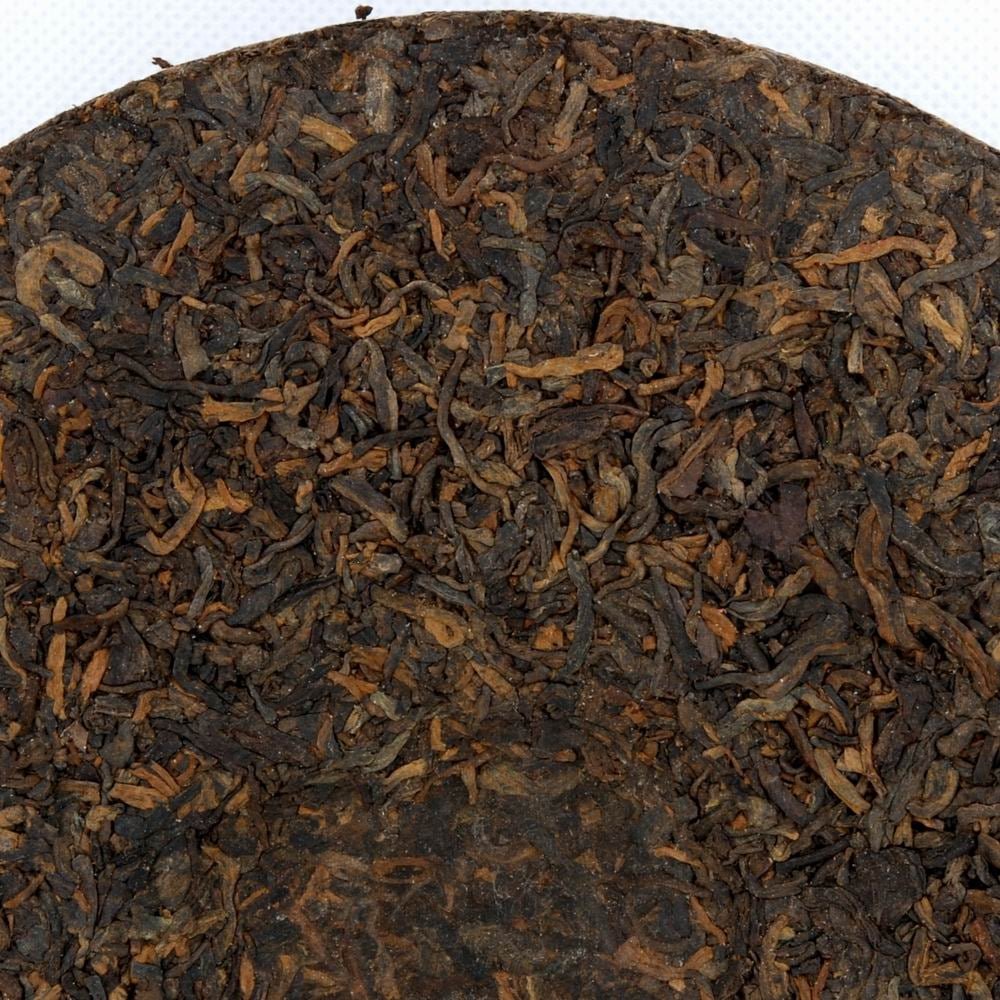 Pu-Erh "Iron Mold" Tea Cake, Golden Tips (Jin Ya), Chuan Long Tea Factory, 2003 (Ripe/Shou)