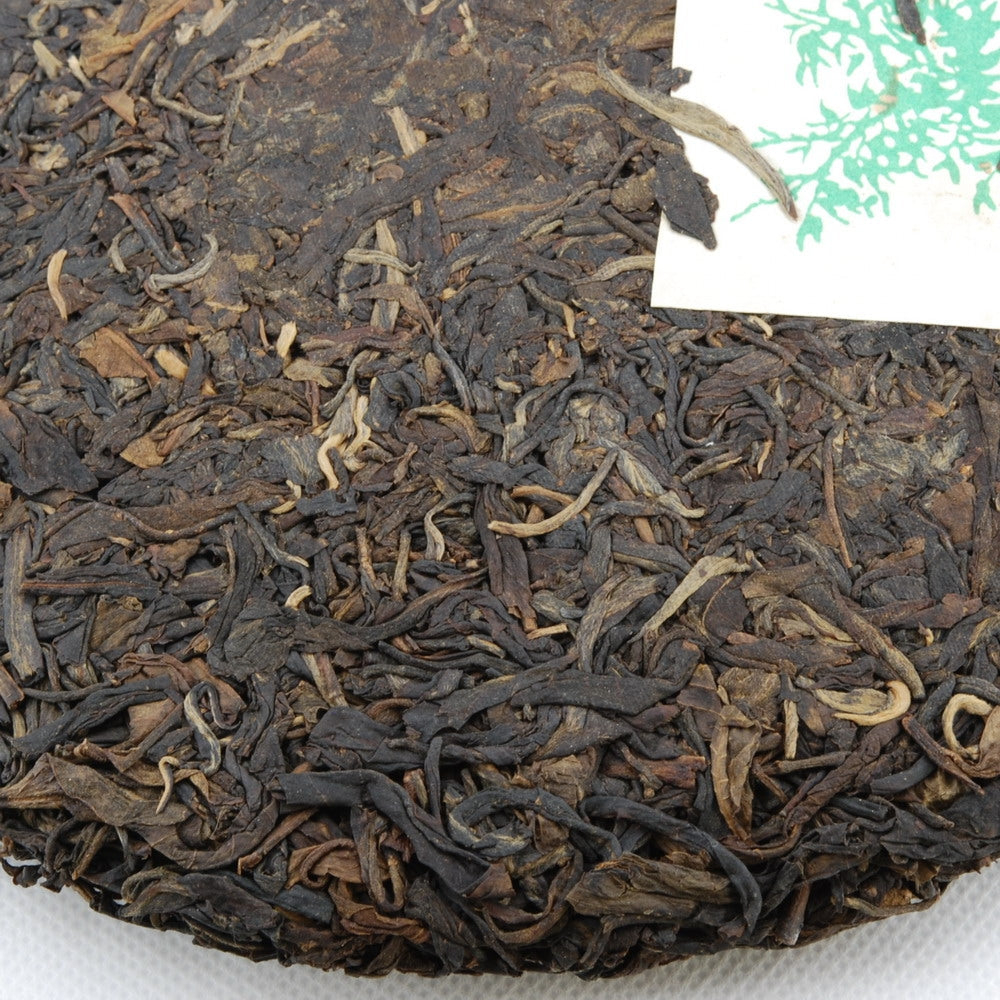 Pu-Erh Tea Cake, Yuenhai Yiwu Mountain Wild Arbor Tea , Year 2003 (Raw/Sheng)